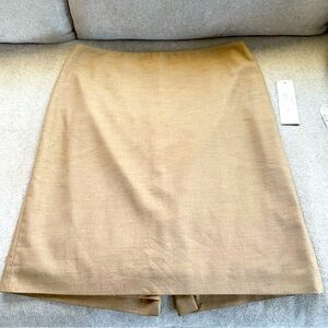 Anne Klein Classic Macys size 12 Tan Pencil Skirt
